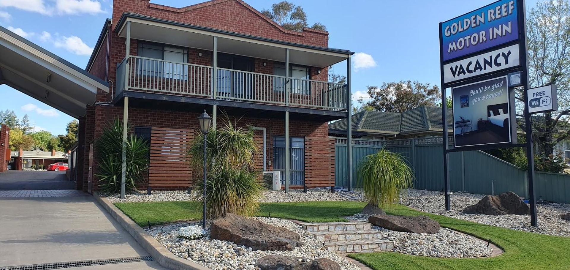 Golden Reef Motor Inn Bendigo Eksteriør billede